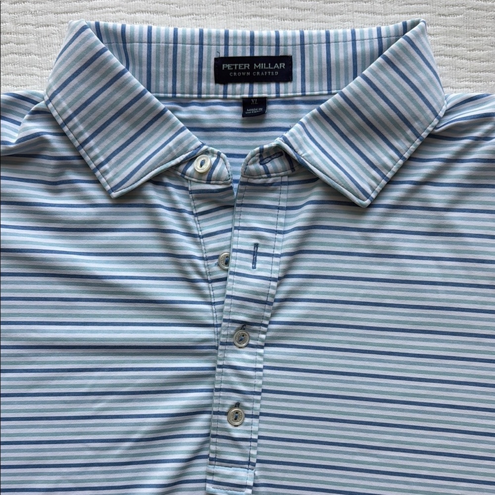 Peter Millar Crown Crafted Performance Polo, size XL NWOT - Picture 2 of 3